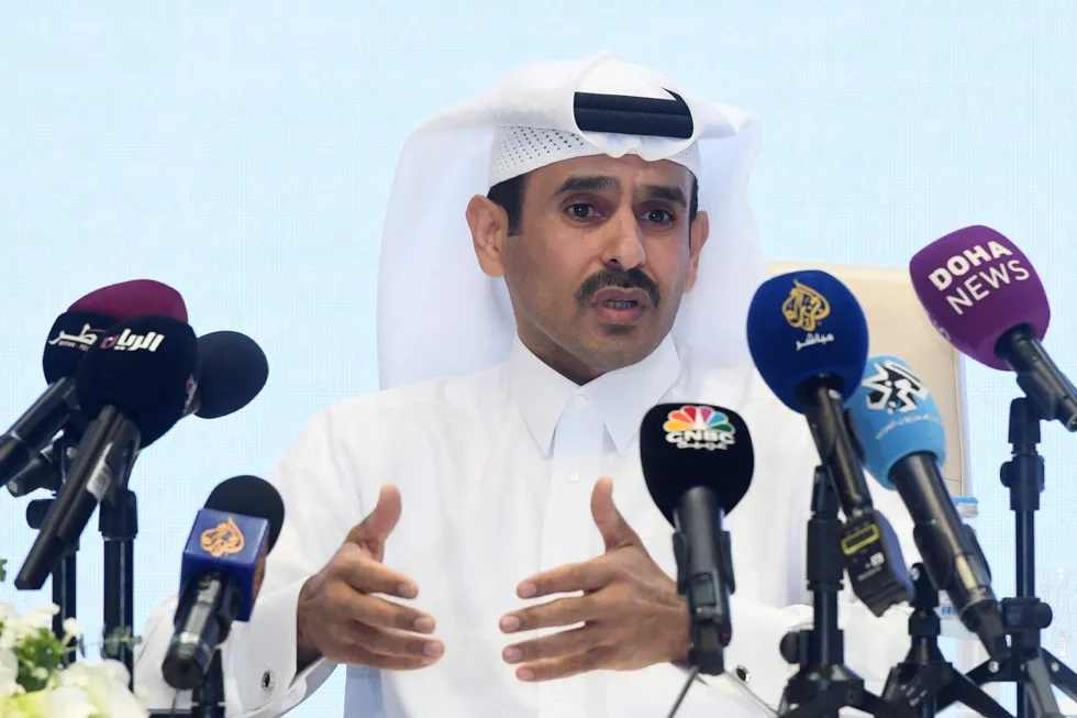 Saad Sherida Al Kaabi, the chief executive of QatarEnergy.