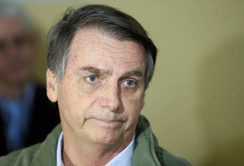 Controversial: Brazil's president-elect Jair Bolsonaro