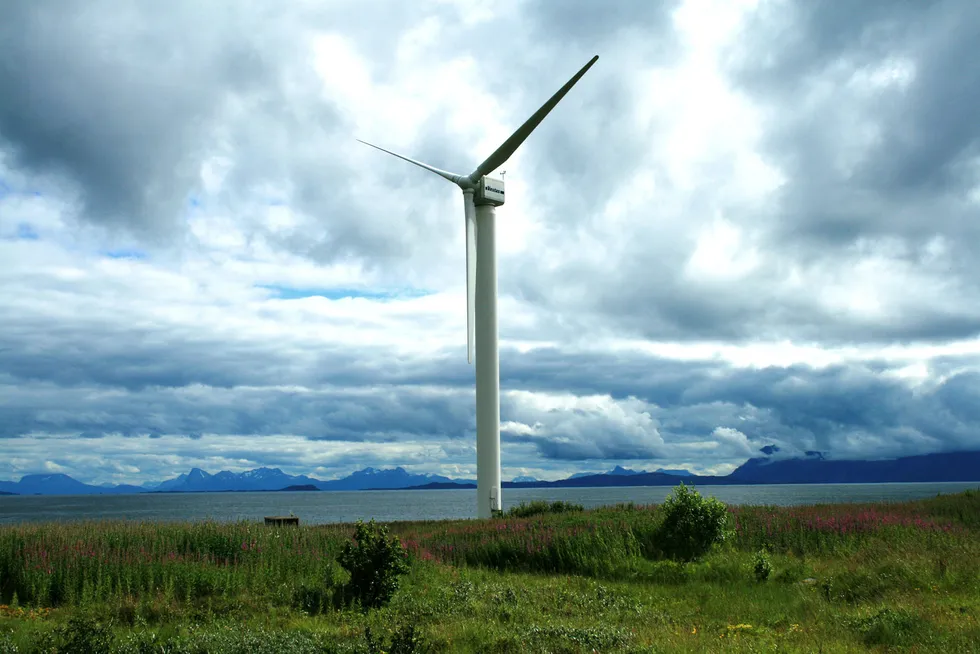 Vindkraft på Andøya.