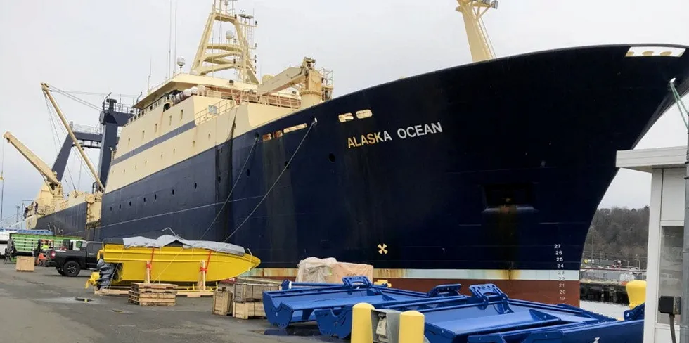 Glacier Fish operates the Alaska Ocean pollock fishing vessel