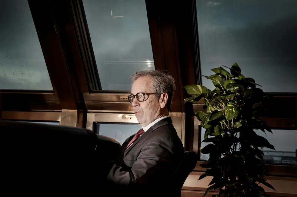 Sentralbanksjef Øystein Olsen ser mørkt på utsiktene for norsk økonomi dersom verdenshandelen stagnerer. Foto: Linda Næsfeldt