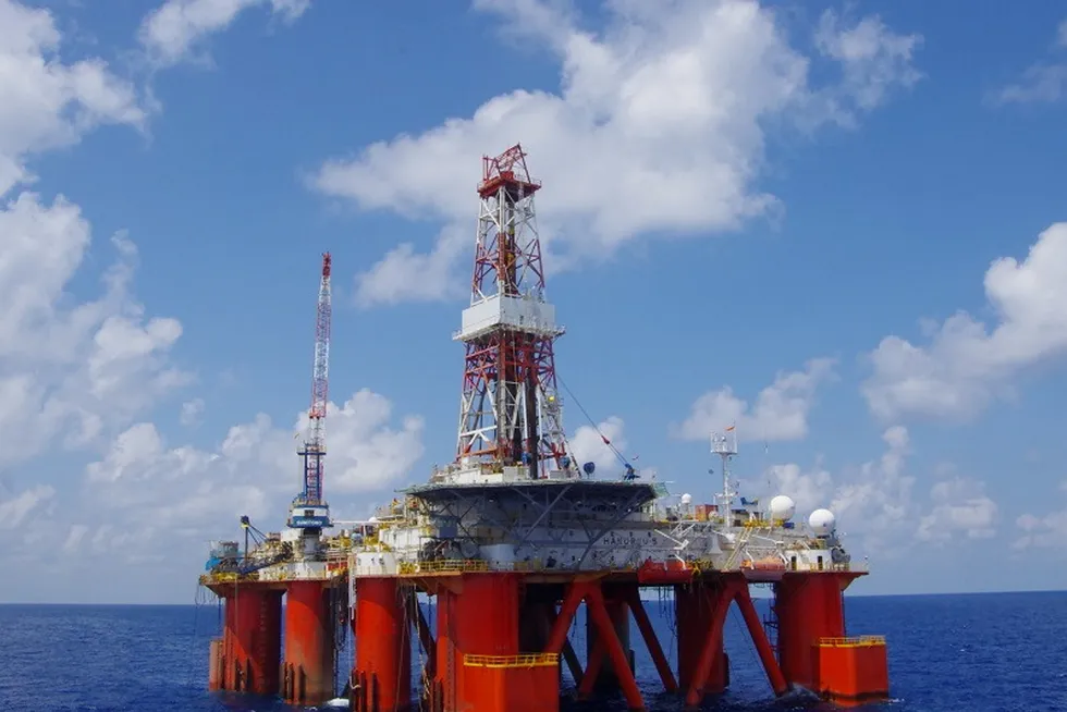 In demand: Japan Drilling Company's semi-submersible Hakuryu-5