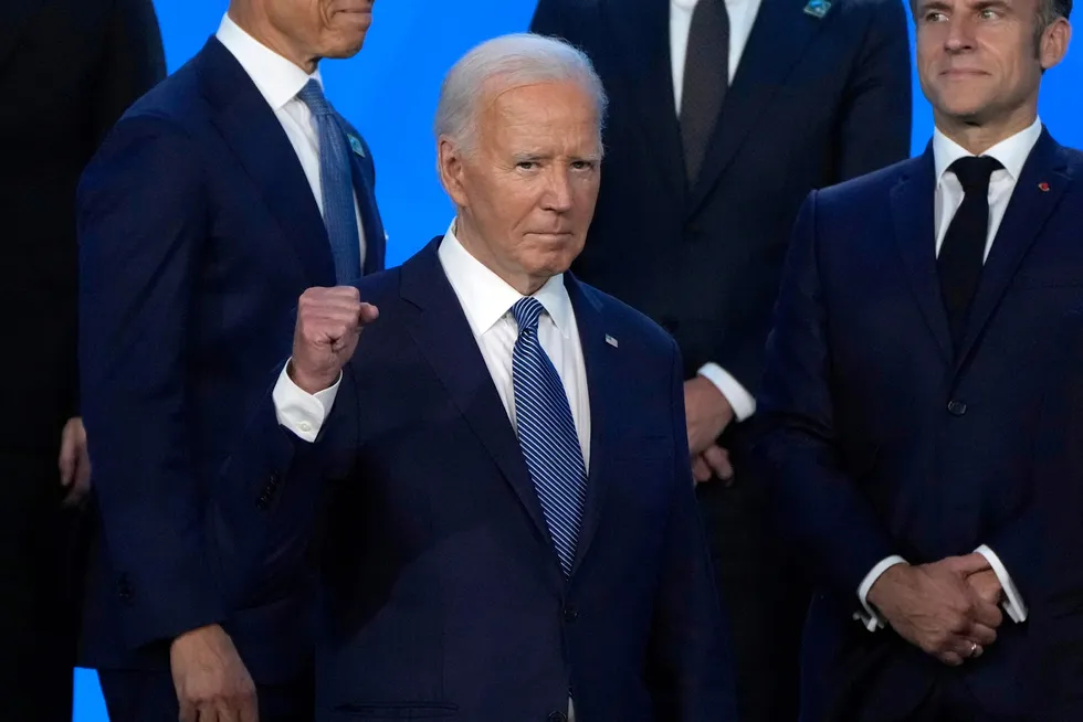 President Joe Biden lover at Russland ikke skal seire i Ukraina.