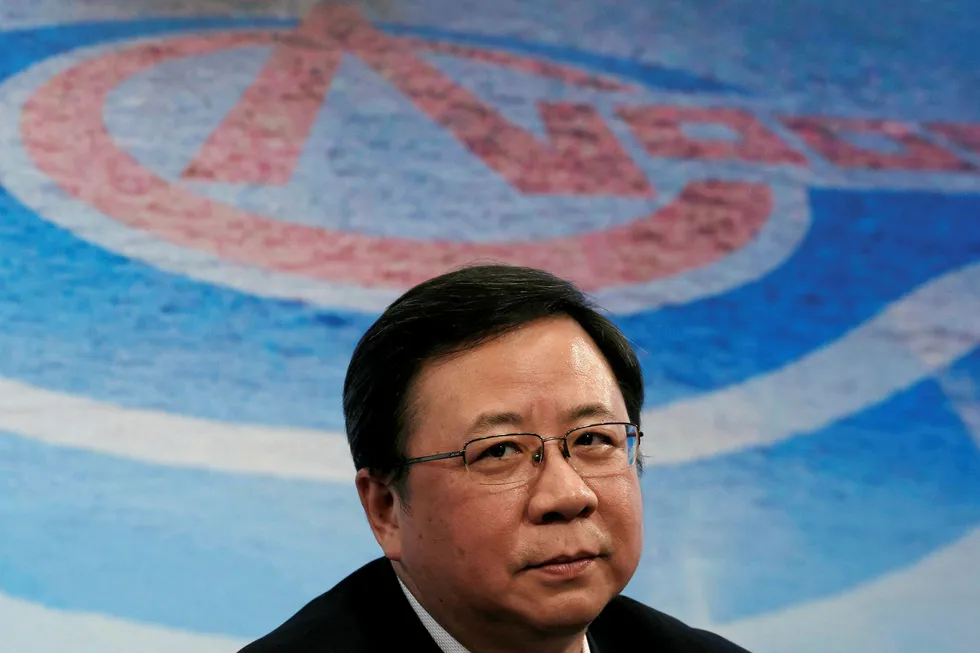 Bids: CNOOC chief executive Yang Hua