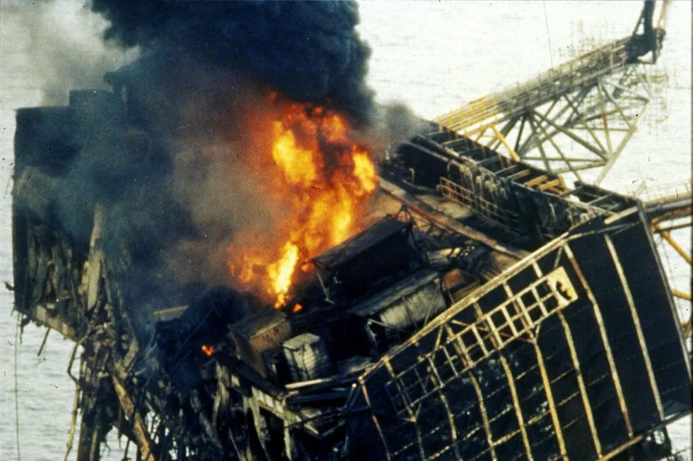 Piper Alpha: 167 rig workers died on July 1988