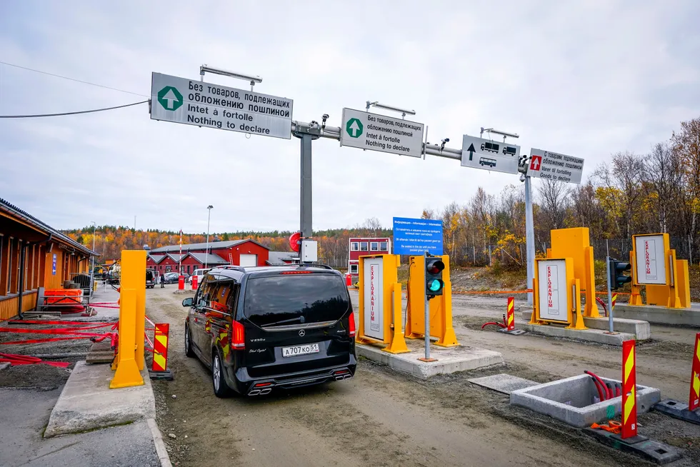 I snitt er det blir deklarert verdier for 40.500 norske kroner for hver deklarasjon ved den norsk-russiske grenseovergangen mellom Russland og Norge ved Storskog i Finnmark denne måneden.