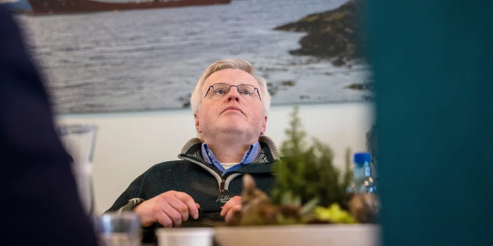 Hans Martin Storø på generalforsamlingen til NTS.