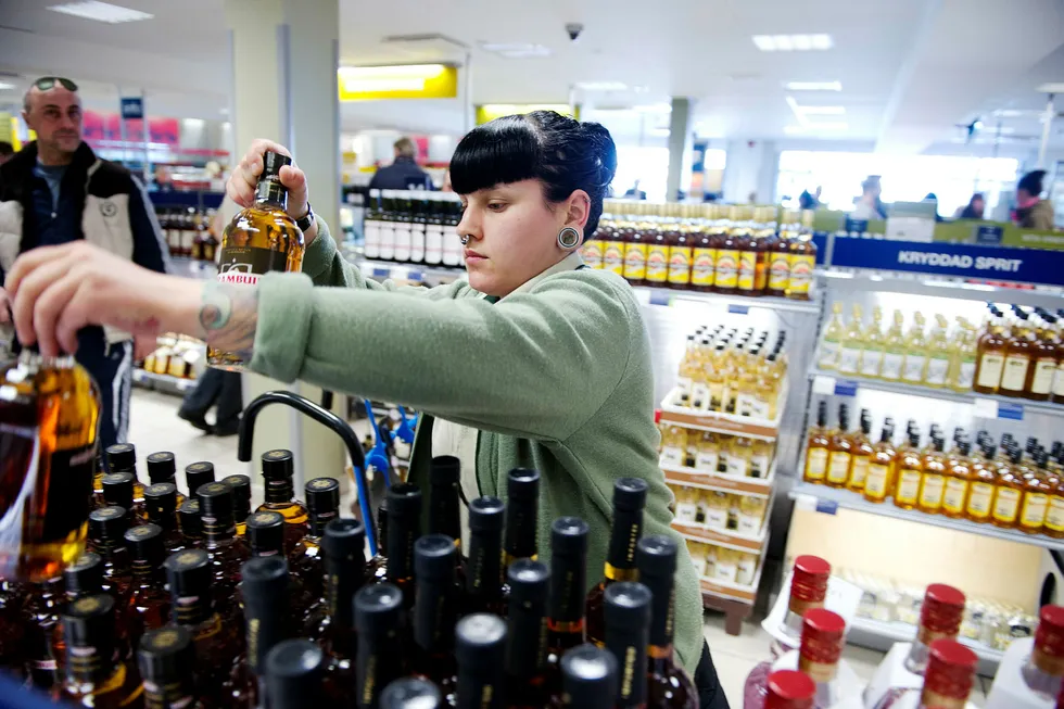 Grensehandel trekkes frem som negativt for resultatet til Pernod Ricard i Norge. Foto: Ole-Martin Grav