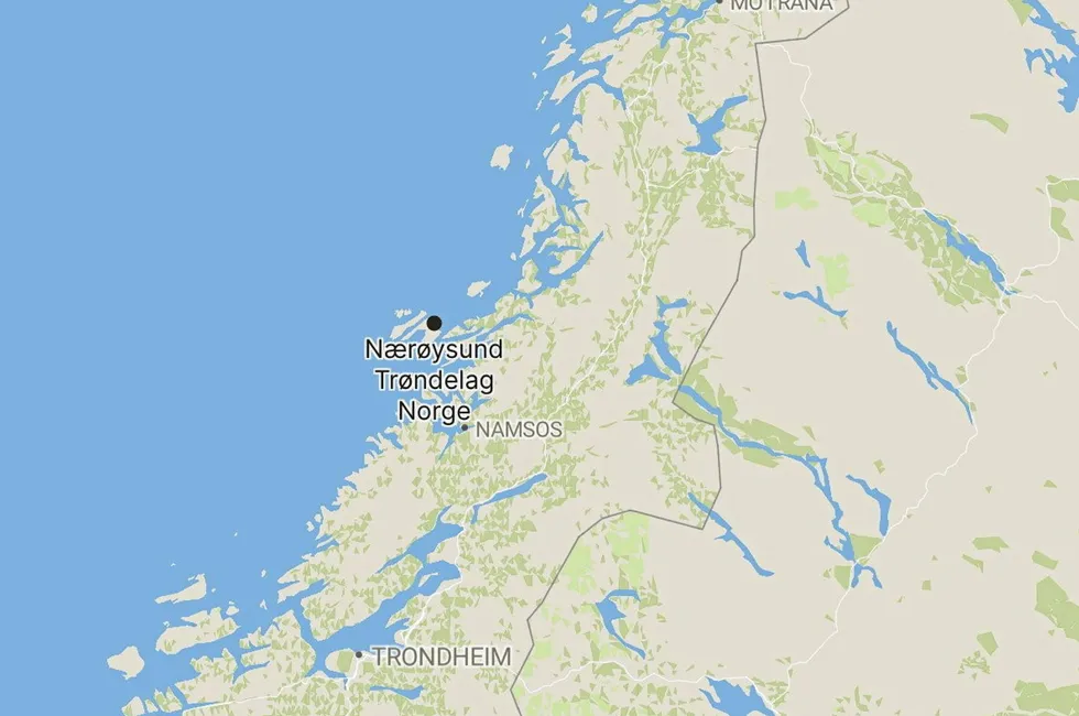 Ulykken skjedde i Nærøysund kommune.