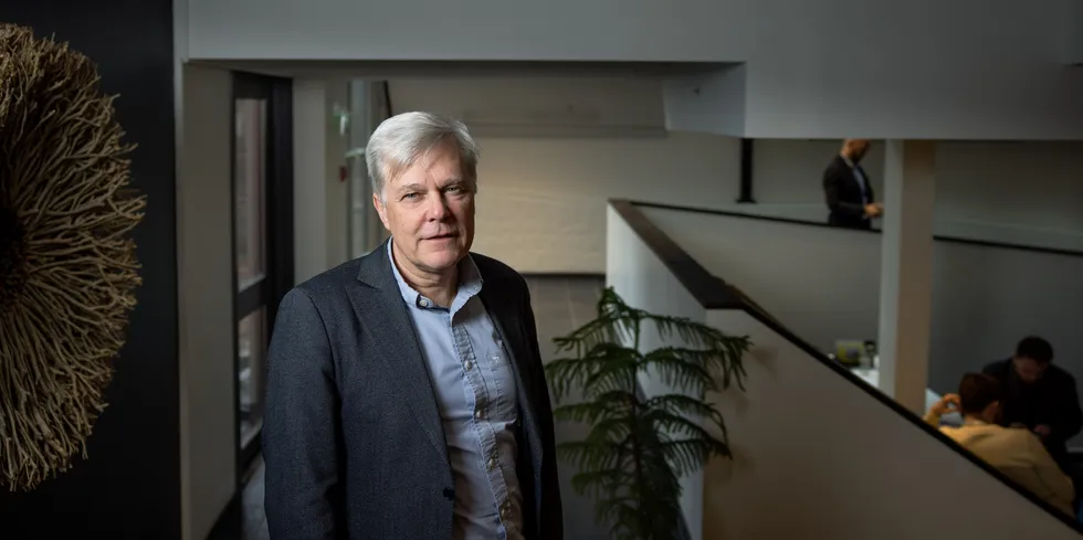 Jon Are Grøttum, direktør havbruk, Sjømat Norge er kritisk til hvordan Havforskningsinstituttet omtaler laksenæringen.