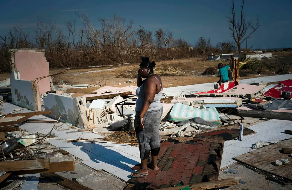 Ødeleggelsene er store etter orkanen Dorians herjinger på Grand Bahama.