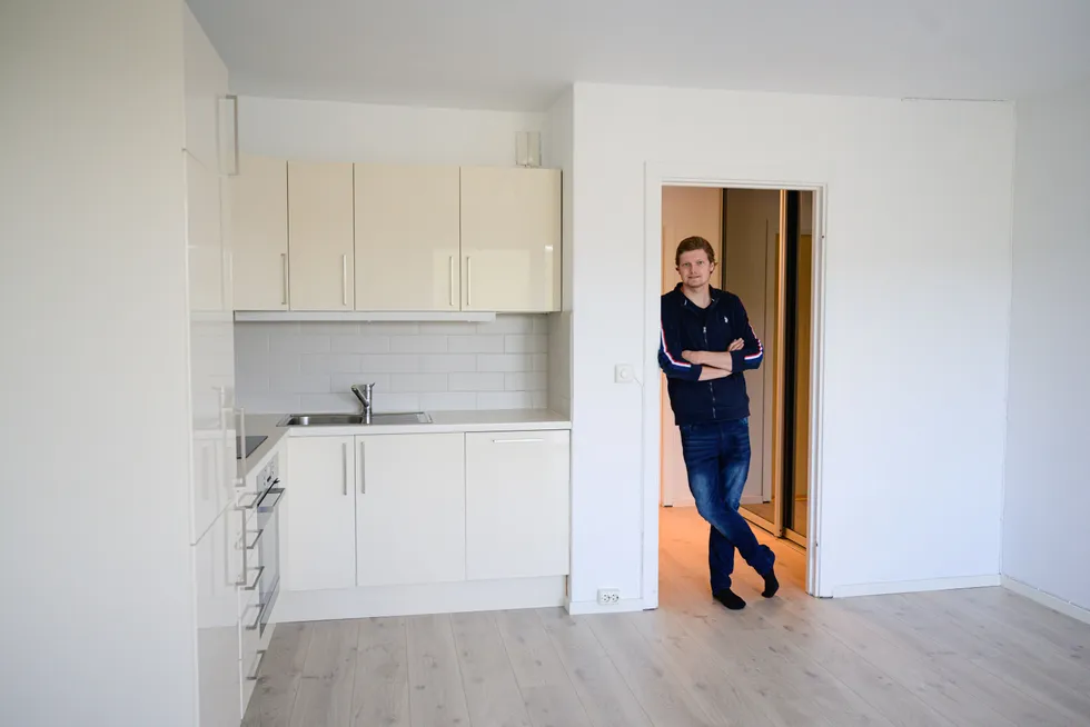 Boligprisene i Oslo har steget nær 90 prosent siden Ole Petter Høkeli i 2012 kjøpte leiligheten han nå leier ut på Kringsjå.