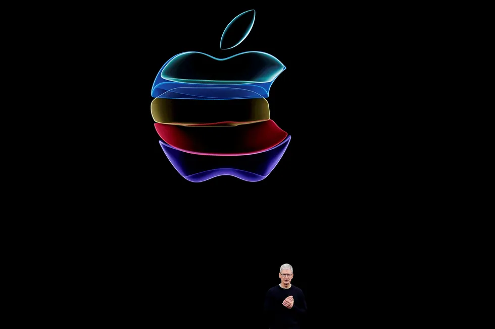 Apple-sjef Tim Cook, her fotografert i september i fjor.