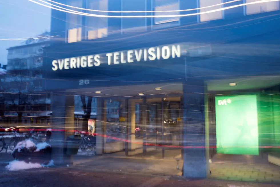 SVTs lokaler i Stockholm.