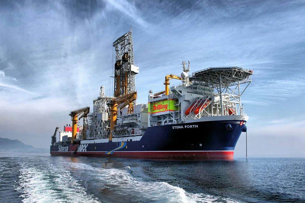 On call: the drillship Stena Forth drilled the Joe-1 well for Tullow Photo: STENA DRILLING