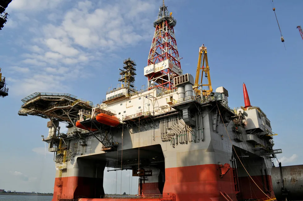 New campaign: the Constellation Oil Services semi-submersible rig Gold Star is drilling in the Southwest of Tartaruga Verde pre-salt area off Brazil