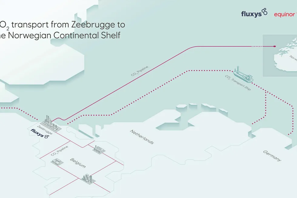 Pipeline: Equinor aims to build a pipeline for captured CO2 to storage sites beneath the North Sea