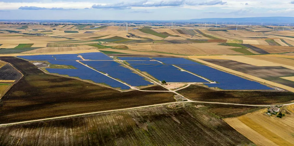 Solar and wind in Italy.