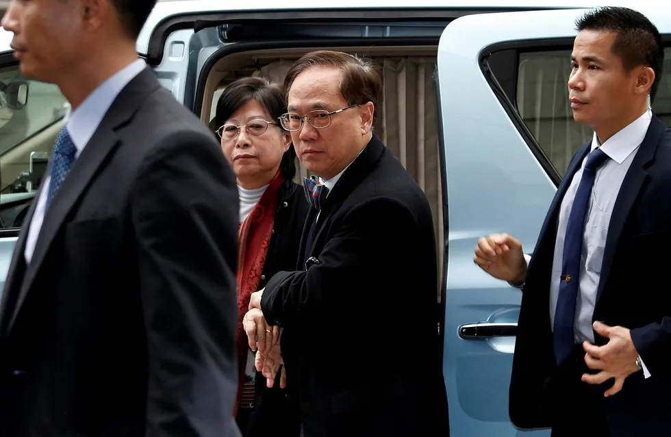 Tidligere øverste politiske leder i Hong Kong er dømt til 20 måneders fengsel. Foto: Bobby Yip/Reuters/NTB Scanpix
