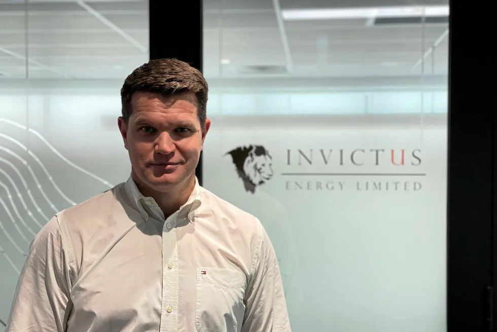 Rig contract renewed: Invictus Energy managing director Scott Macmillan.