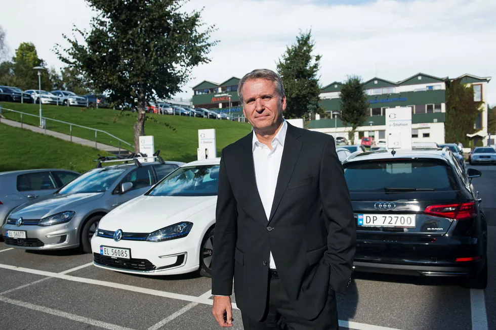Administrerende direktør Terje Male i Møller Bils morselskap, Møller Mobility Group. Foto: Per Ståle Bugjerde
