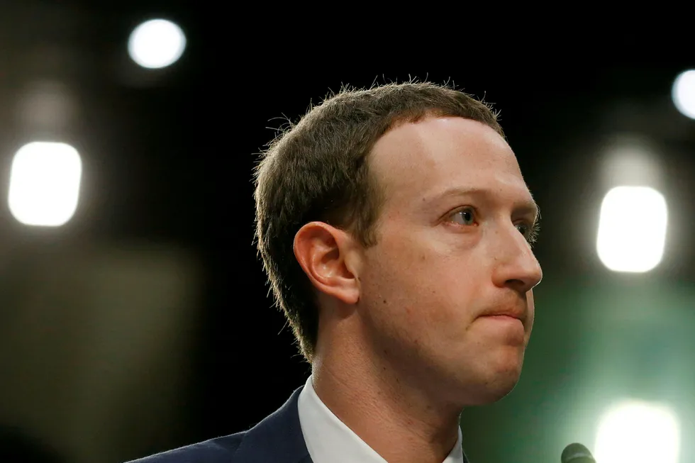 Facebook-sjef Mark Zuckerberg under tirsdagens grilling i Senatet. Foto: REUTERS/Leah Millis Foto: LEAH MILLIS