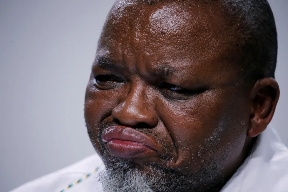 Big power problem: South Africa's Minister of Energy Gwede Mantashe