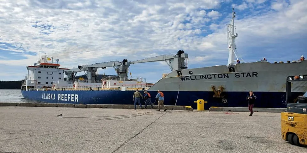 The battle continues over a controversial shipping route being used by Alaska pollock producers.