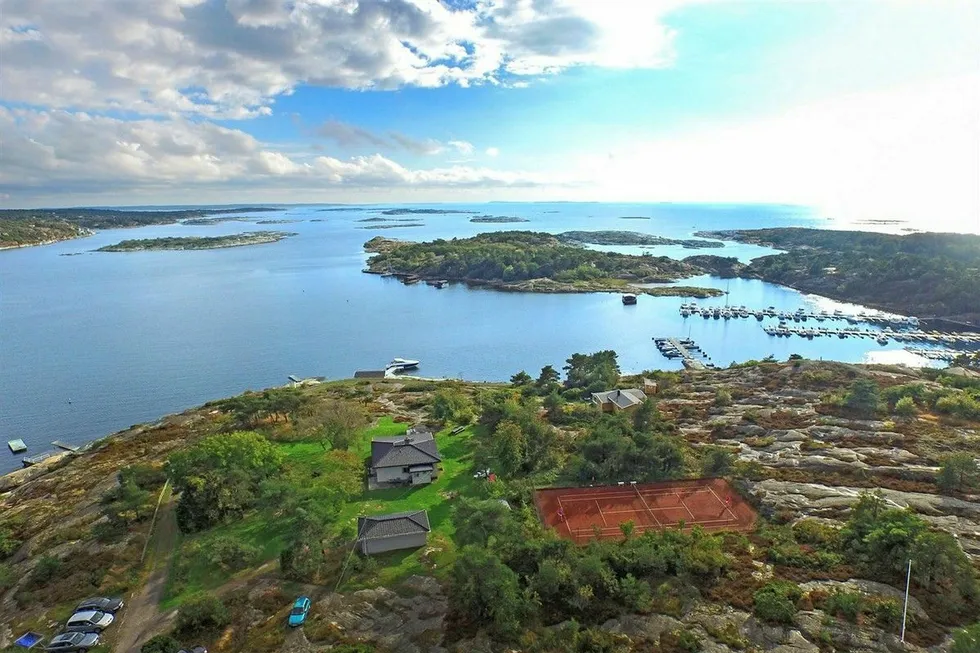 Denne eiendommen ved Hankøsundet er den dyreste fritidseiendommen ved sjøen som er solgt på det åpne markedet hittil i år. Foto: Foto etc.