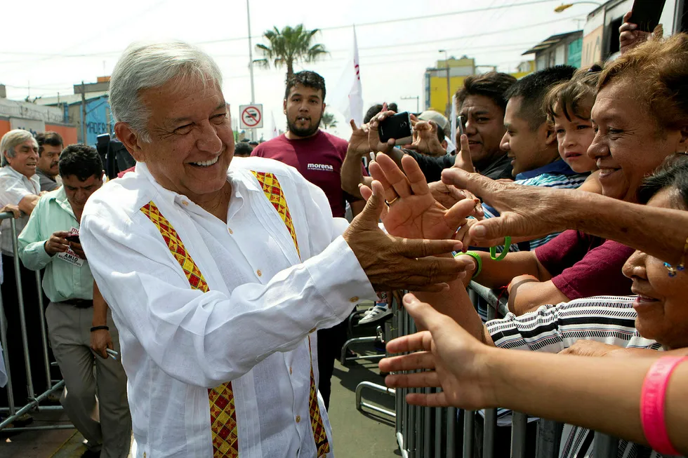 Mexico reform: Presidential hopeful Andres Manuel Lopez Obrador said by advisors to have reviewed contracts