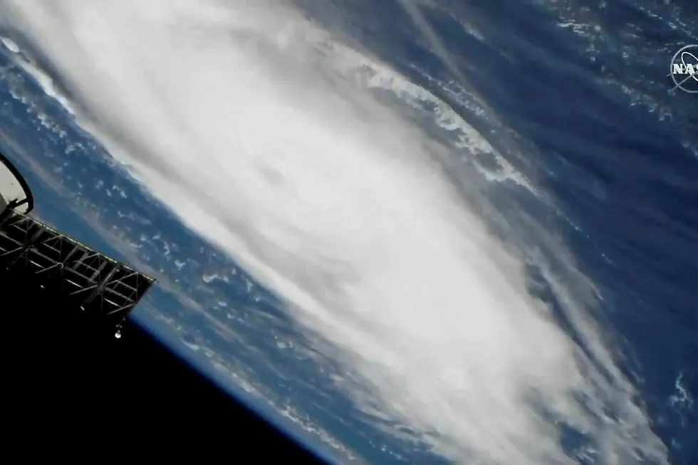 Hurricane Dorian: as viewed from the International Space Station