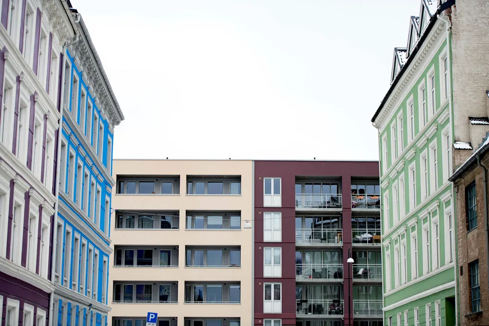 Boligbyggelaget Obos melder om sterk prisoppgang på boliger i Oslo i april. Foto: Fartein Rudjord