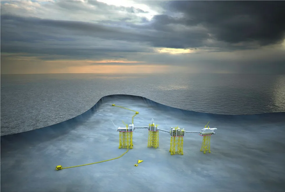 Gift to keep on giving: Johan Sverdrup field centre schematic