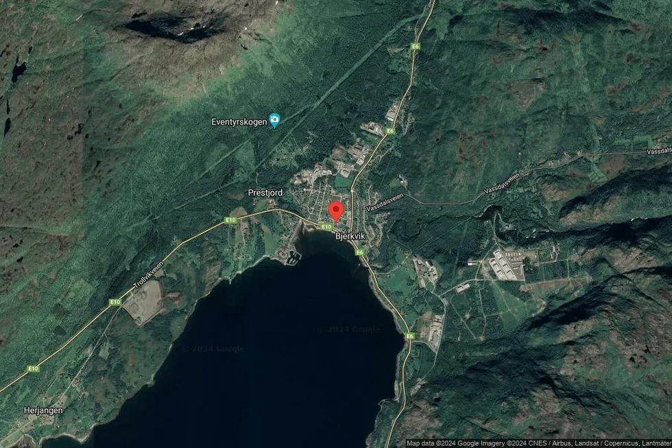 Området rundt Maridalsveien 13B, Narvik, Nordland