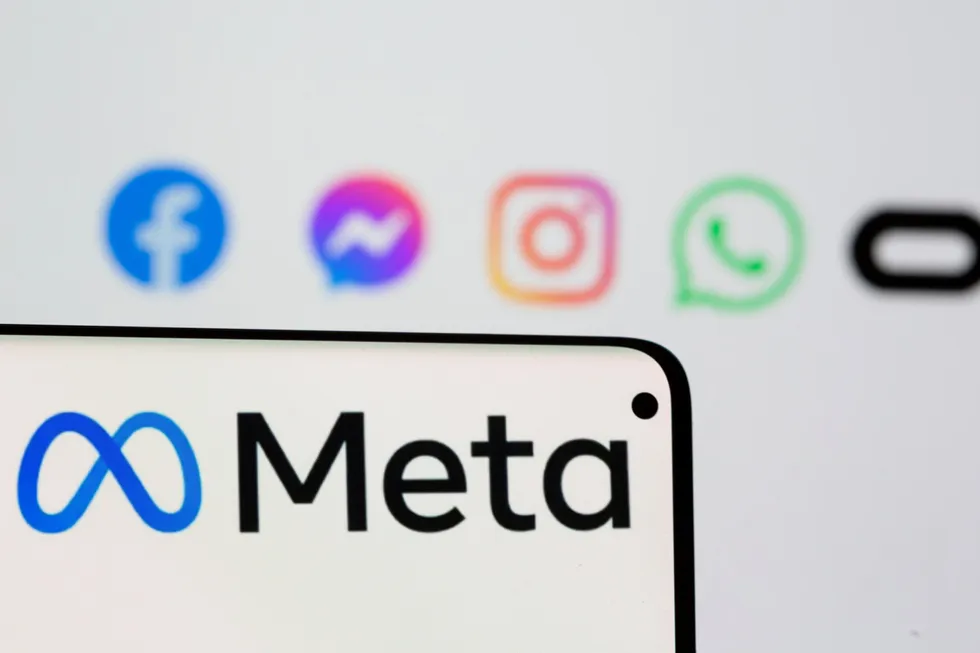 Facebooks ny logo Meta.