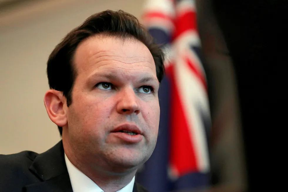 Eyeing potential: Australian Resources Minister Matt Canavan