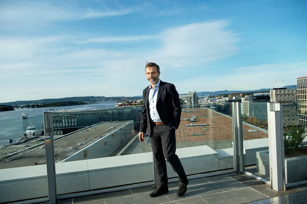 Torsdag morgen presenterte Quantafuel-sjef Kjetil Bøhn selskapet på Pareto-konferansen.