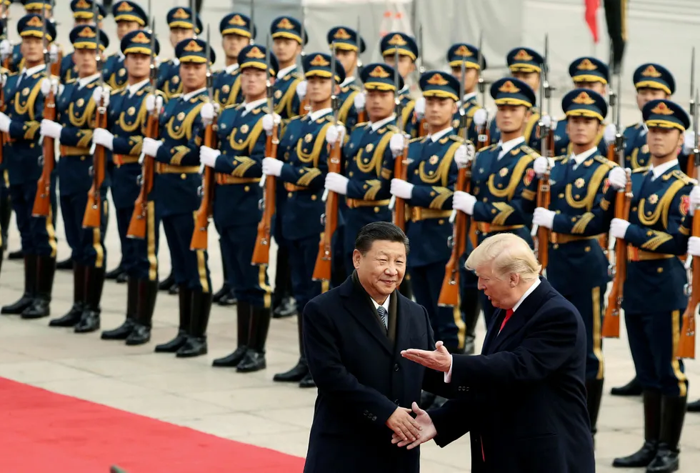 Donald Trumps tariffkrig mot Kina har å gjøre med mer enn handel. Det handler om makt, hvem som skal dominere det internasjonale systemet i dette århundret, skriver artikkelforfatteren. Foto: Andrew Harnik/AP/NTB Scanpix