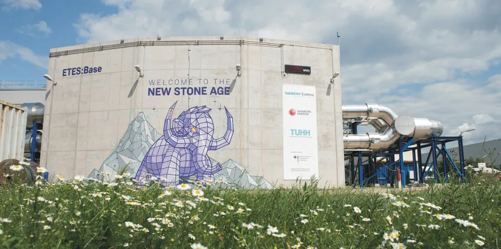 A pilot facility of Siemens Gamesa's 'hot rocks' thermal system.