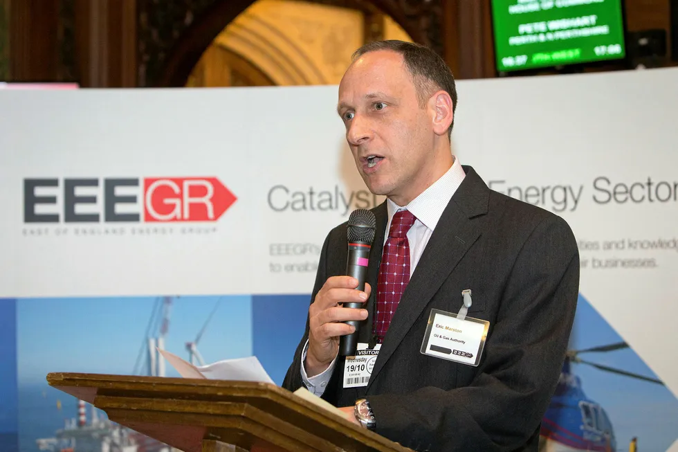 Outlook: Eric Marston, OGA Southern North Sea area manager