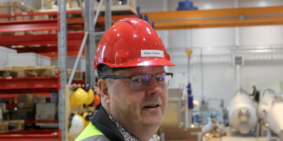 Klaus Hoseth er administrerende direktør i leverandørbedriften Strand Prolog i Kristiansund