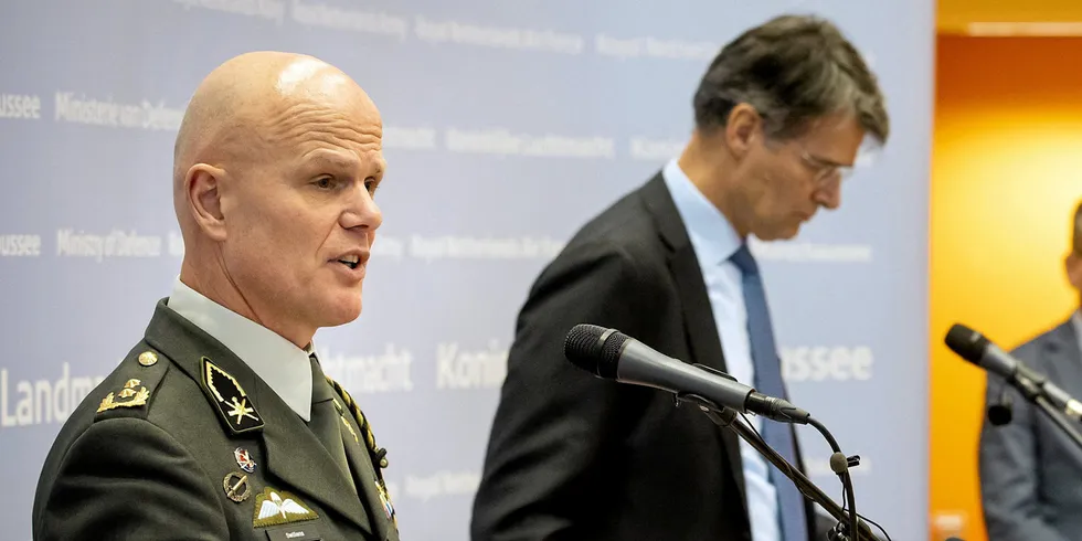 Director of the Dutch Military Intelligence and Security Service (MIVD), Major General Jan Swillens.