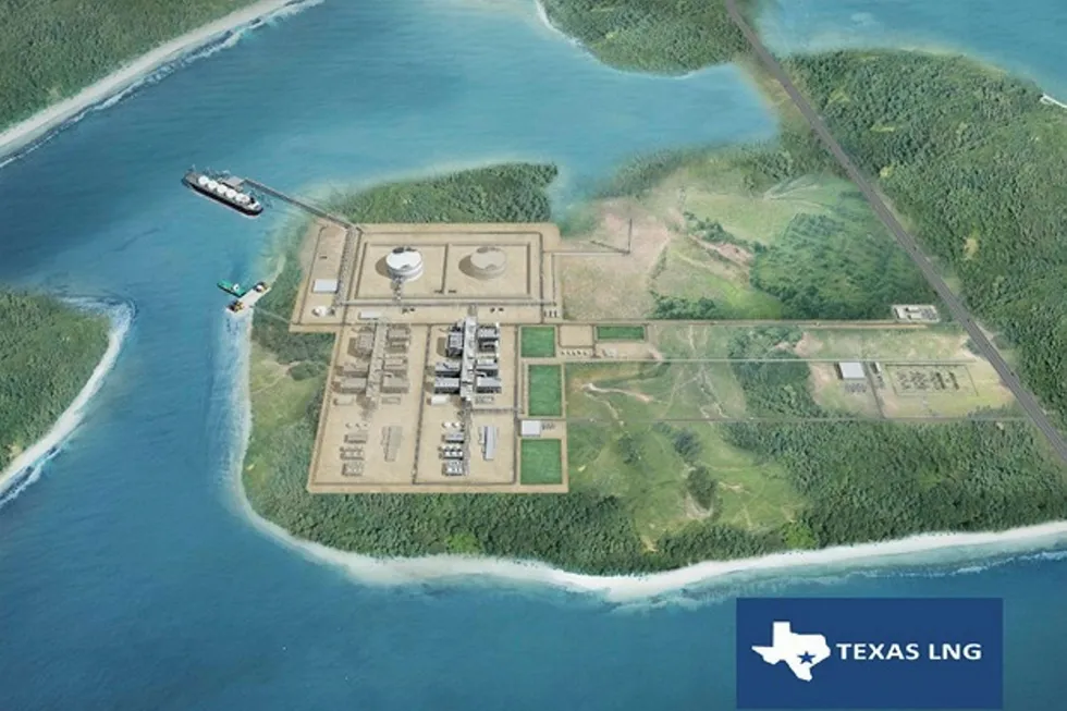 Brownsville: proposed liquefied natural gas export facility