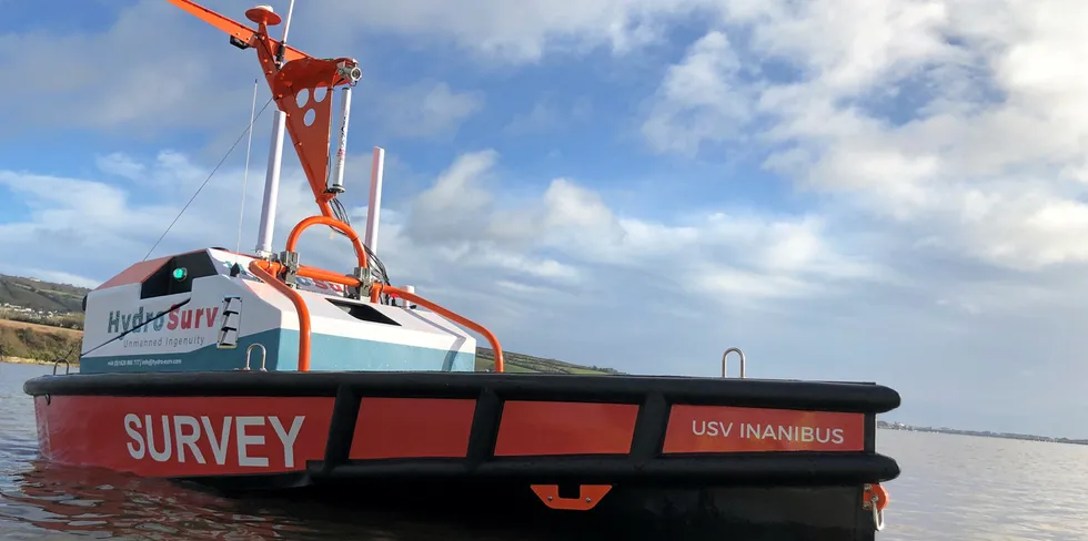 Remote ops: new-look robotic offshore wind survey vessels leave harbour ...