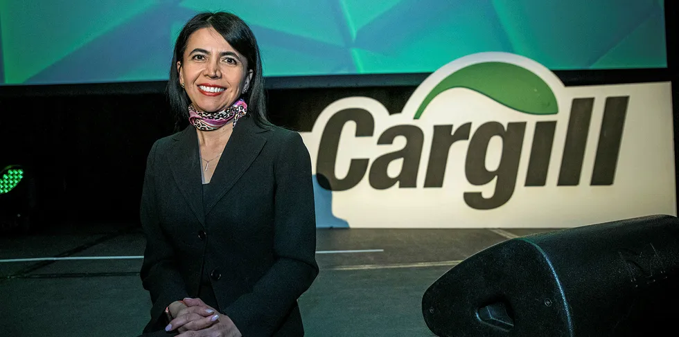 Pilar Cruz, president of Cargill Aqua Nutrition.
