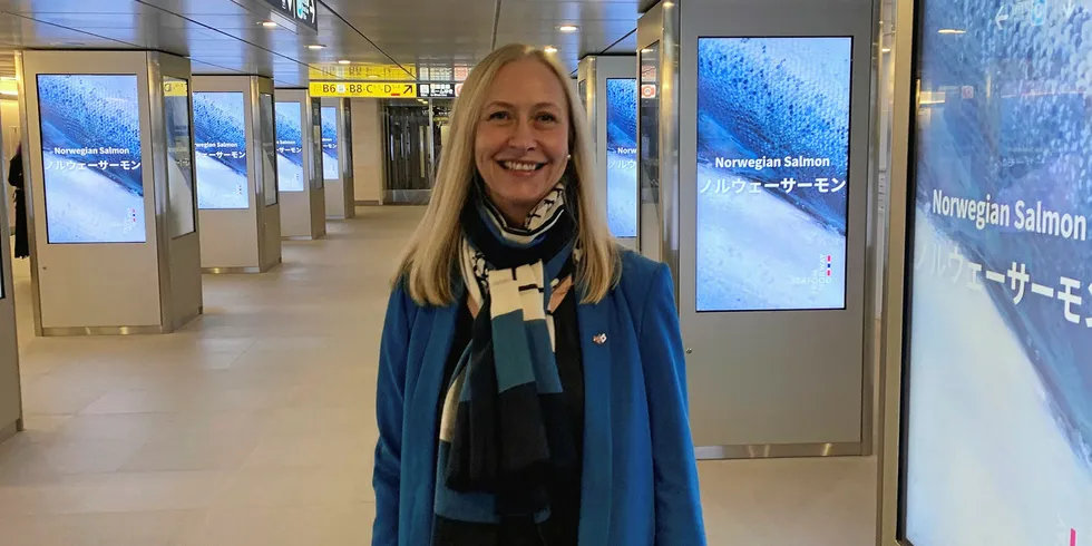 Renate Larsen, CEO of the Norwegian Seafood Council.