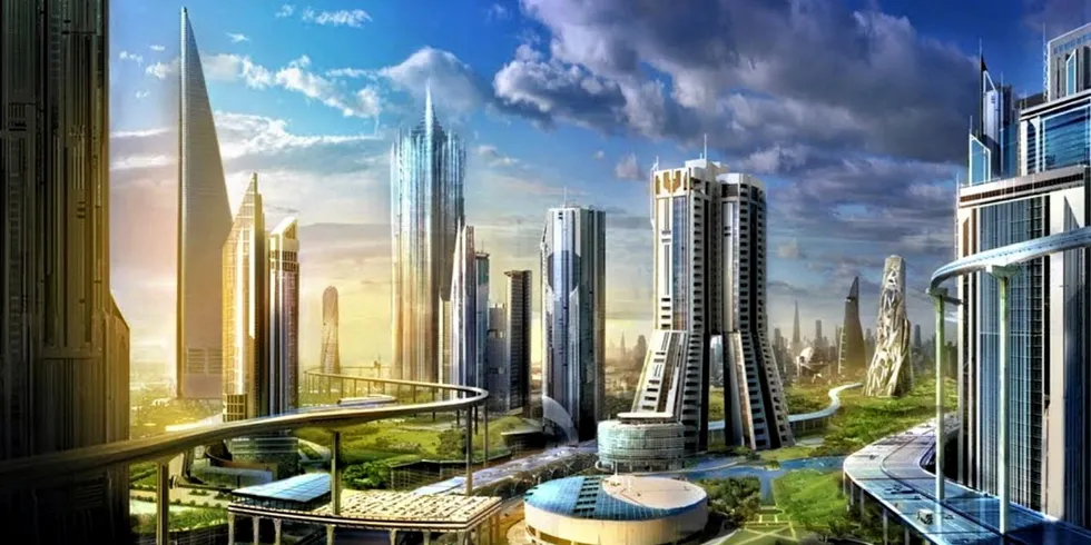 . Neom future city Saudi Arabia.