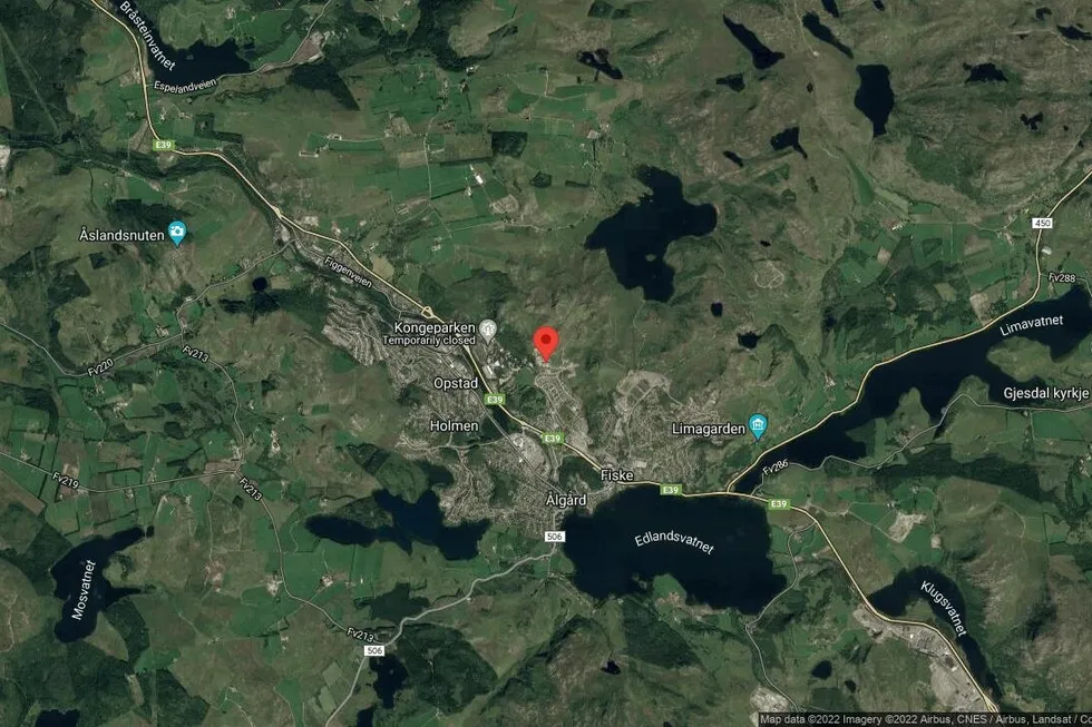 Området rundt Konvallveien 7, Gjesdal, Rogaland