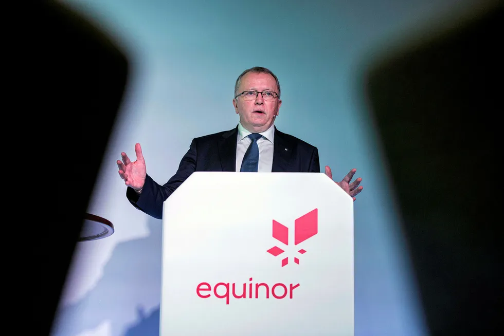 Major projects: Equinor chief executive Eldar Saetre