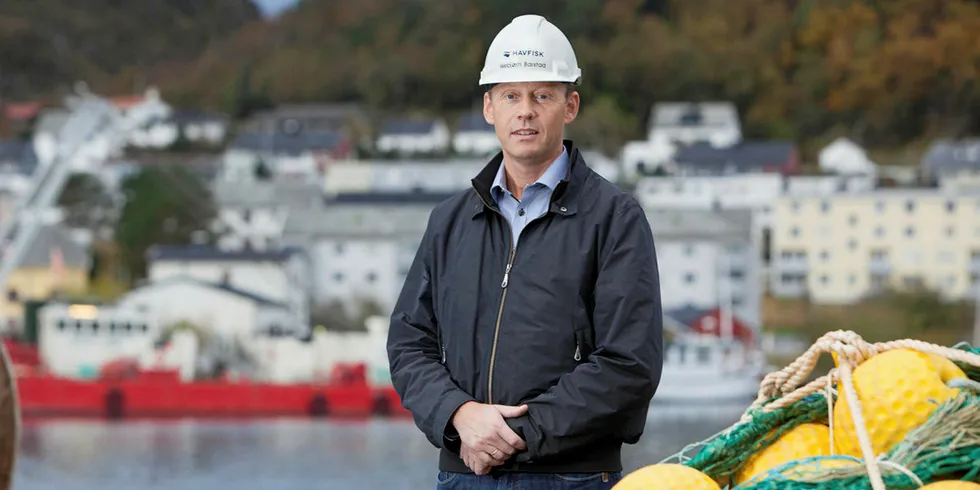 Webjørn Barstad, Konserndirektør for villfangst og hvitfisk hos Lerøy.